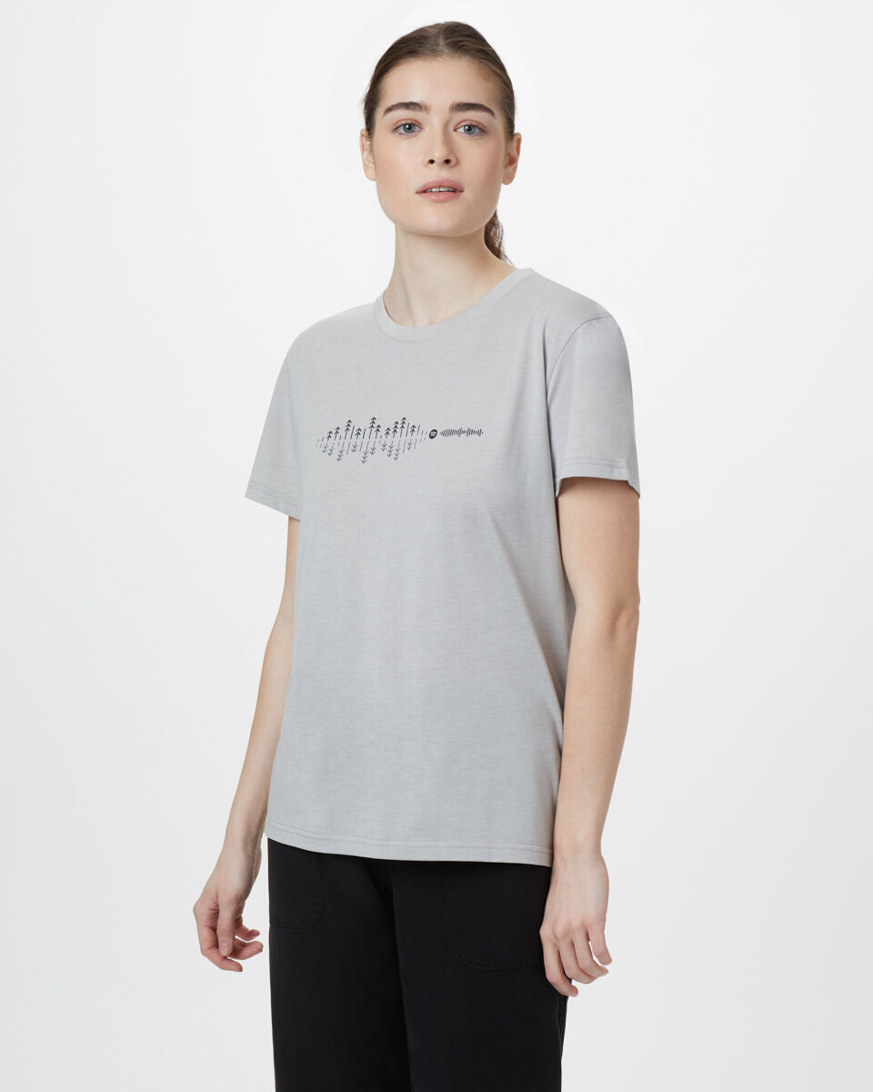 Tentree Soundwave BF T-Shirt femme | Hardloop