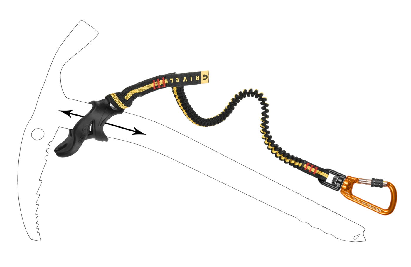 Grivel Easy Slider 2.0 - Sangle élastique | Hardloop