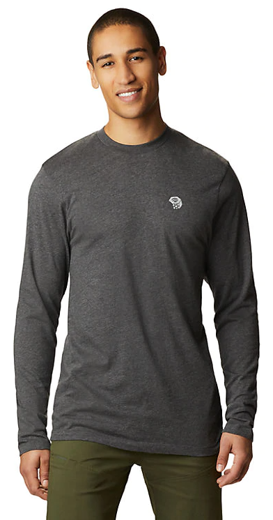 Mountain Hardwear MHW Logo Long Sleeve - T-Shirt - Herren