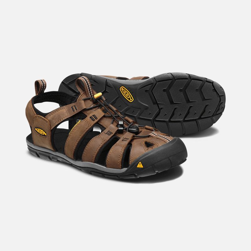 Keen Clearwater CNX Leather - Sandały meskie | Hardloop