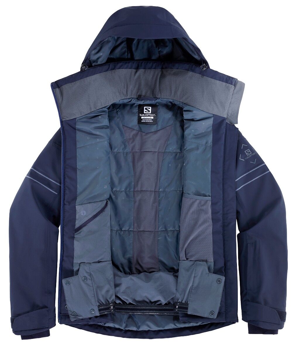 Night Sky Salomon Brilliant Jkt W Salomon Brilliant Mens Ski