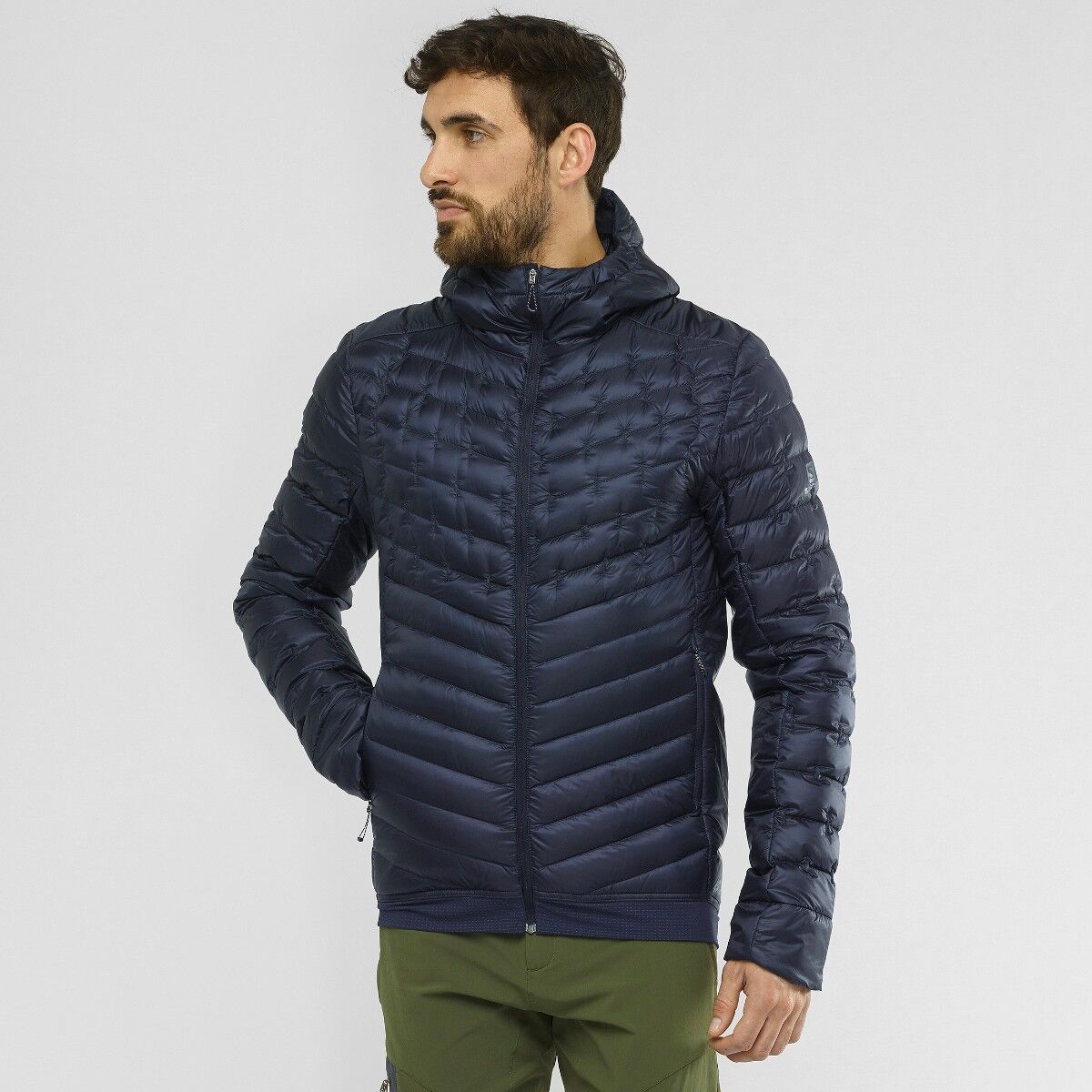 Salomon Outline Down Hoodie Daunenjacke Herren