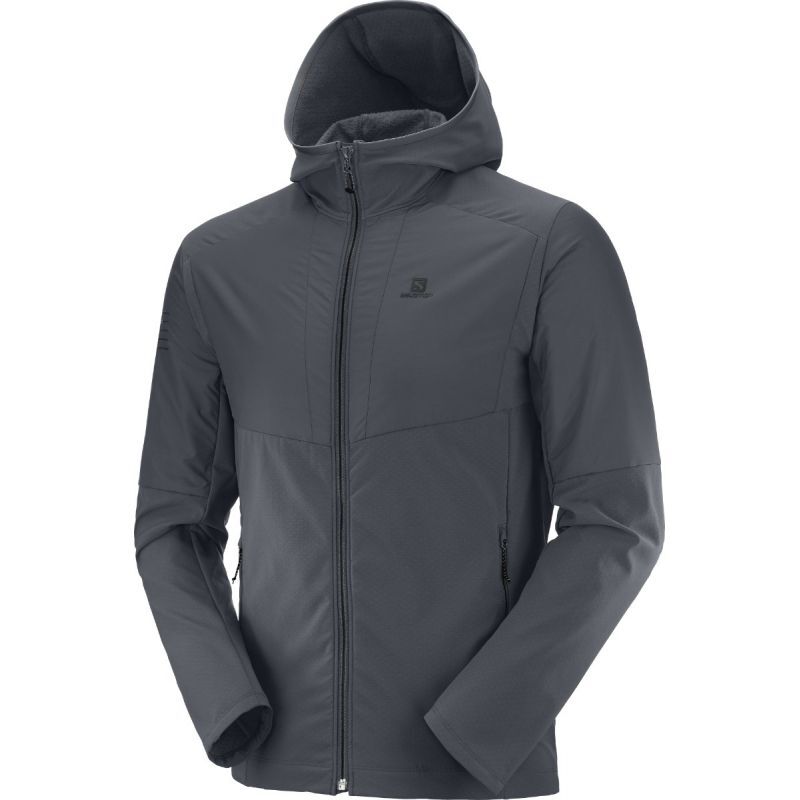 Salomon Outline Hybrid Hoodie - Bluza polarowa meska | Hardloop