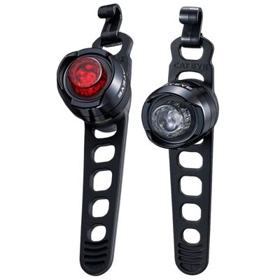Orb Front & Rear Set Polished Black