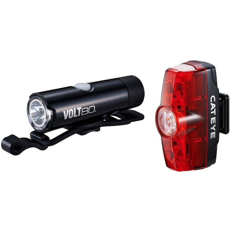 Cateye Volt 80 XC & Rapid Micro Front & Rear Set