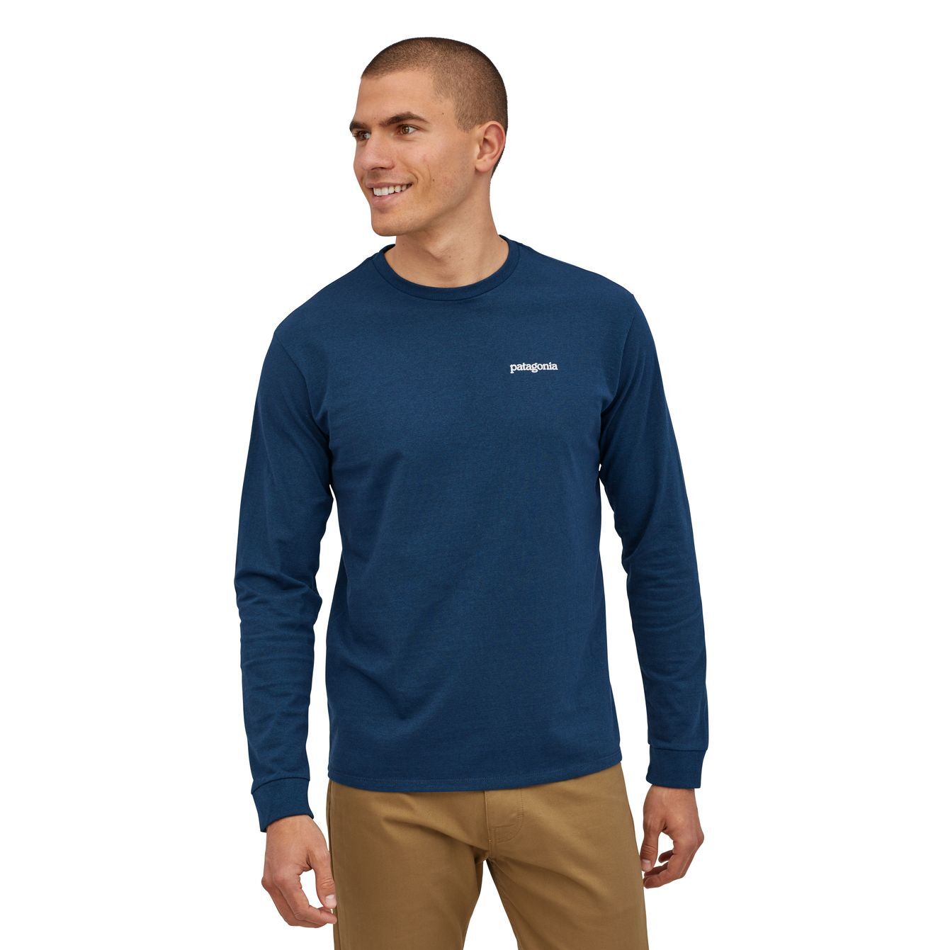 Patagonia L/S Fitz Roy Horizons Responsibili-Teenew - T-shirt homme | Hardloop