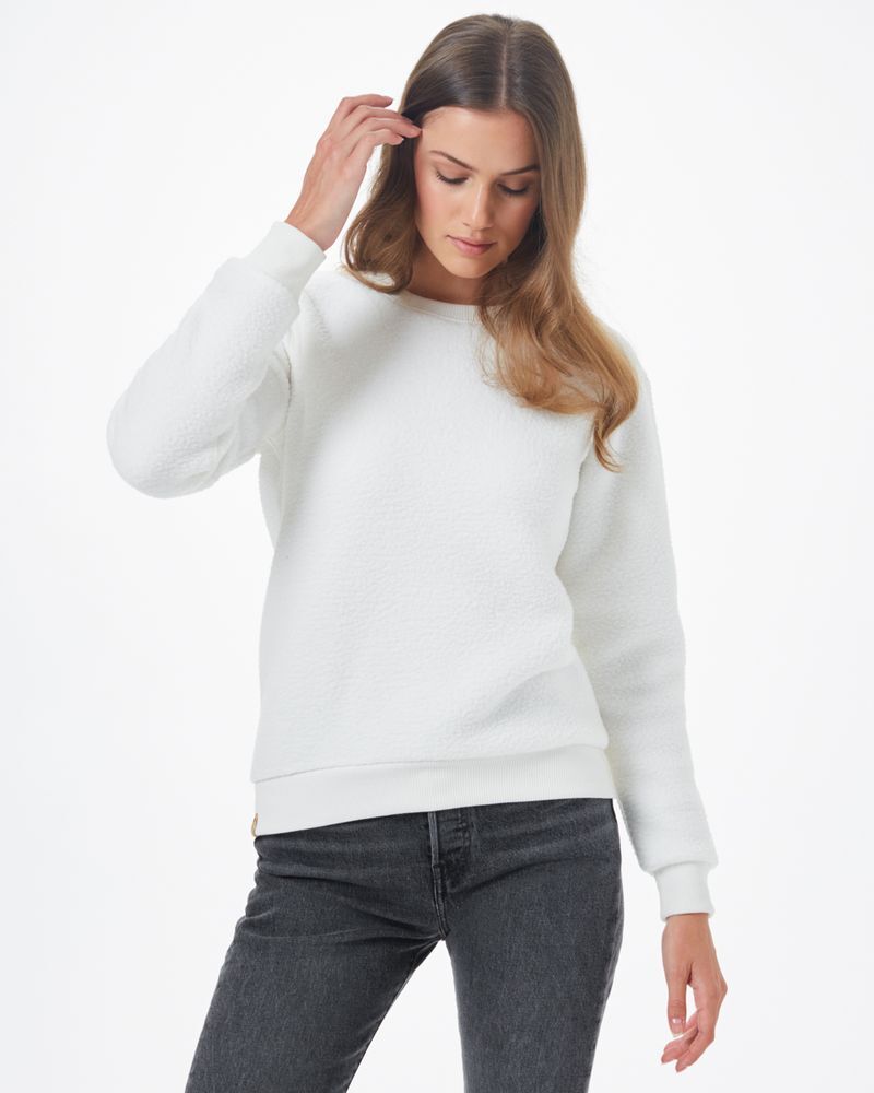 Tentree EcoLoft Boyfriend Crew - Sweatshirt femme | Hardloop