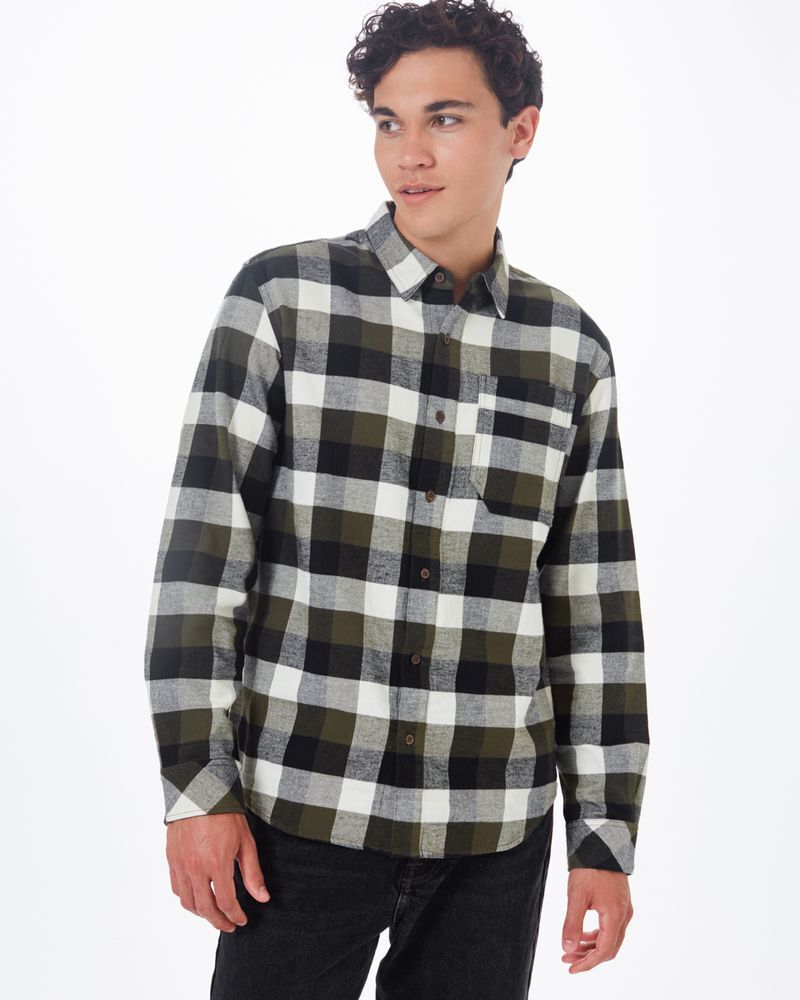 Tentree Benson Flannel Shirt - Overhemd - Heren