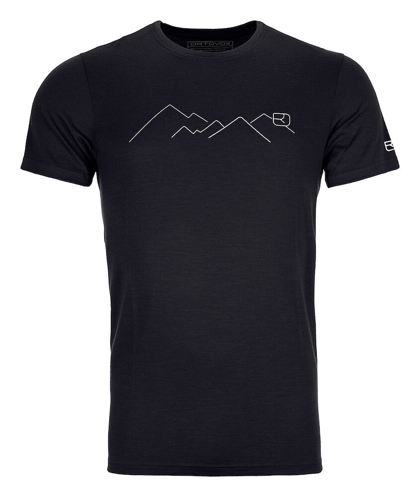 Ortovox 185 Merino Mountain TS - T-shirt en laine mérinos homme | Hardloop
