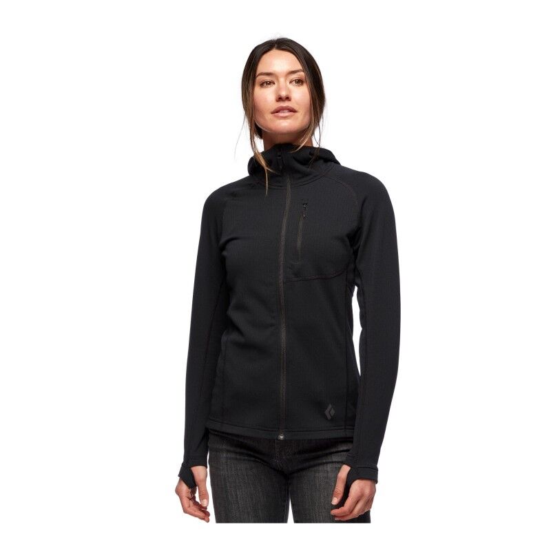 Black Diamond Coefficient Fleece Hoody - Polar mulher | Hardloop