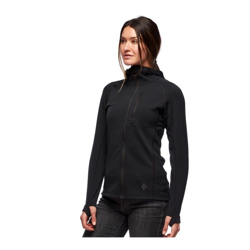 Black Diamond Coefficient Fleece Hoody - Dámská Fleesová mikina | Hardloop