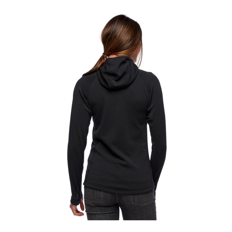 Black Diamond Coefficient Fleece Hoody - Polar mulher | Hardloop