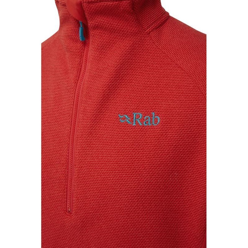 Sweat à Capuche Homme Rab Capacitor – Polaire Zippé Intégral – Vert – Taille S