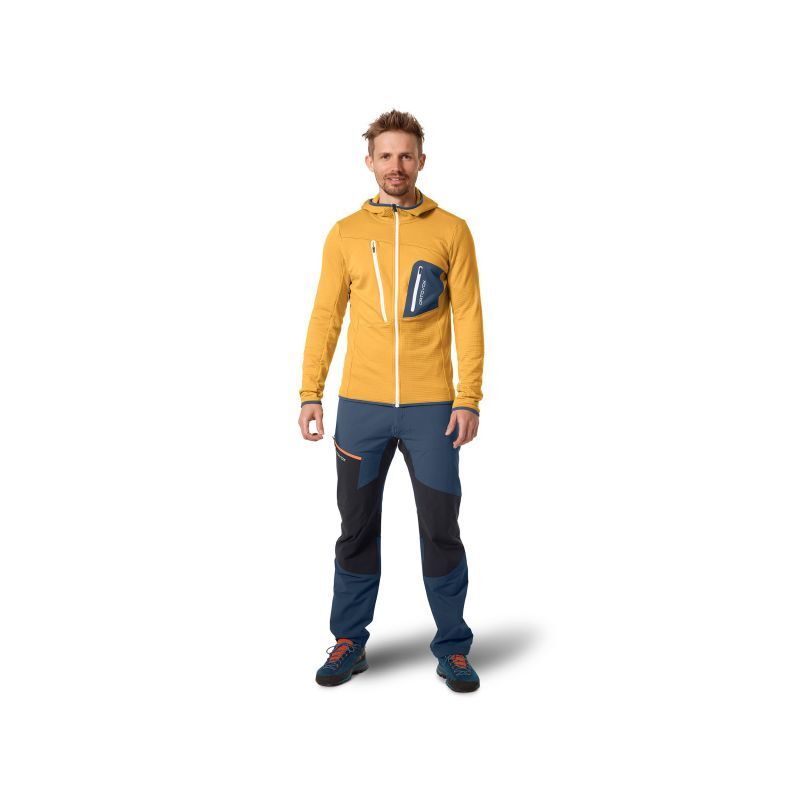 Ortovox Fleece Grid Hoody - Fleecetakki - Miehet