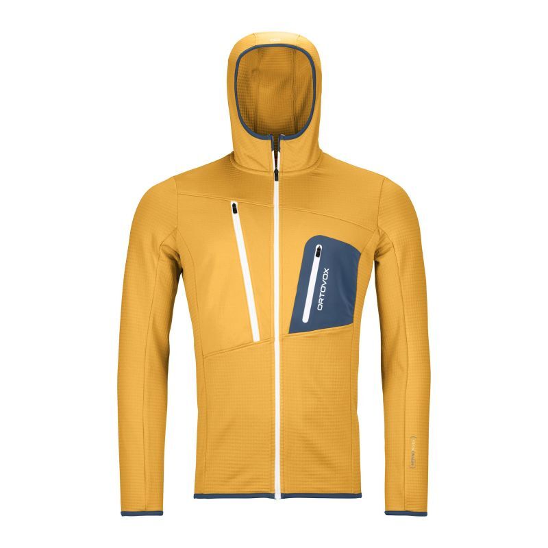 Ortovox Fleece Grid Hoody - Fleecejakke Herrer