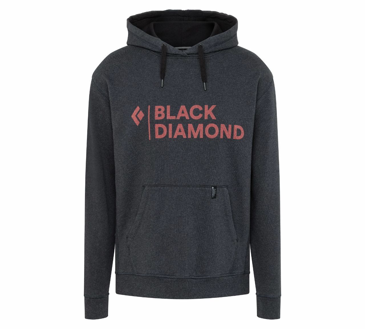 Black Diamond Stacked Logo Hoody - Hoodie Herrer