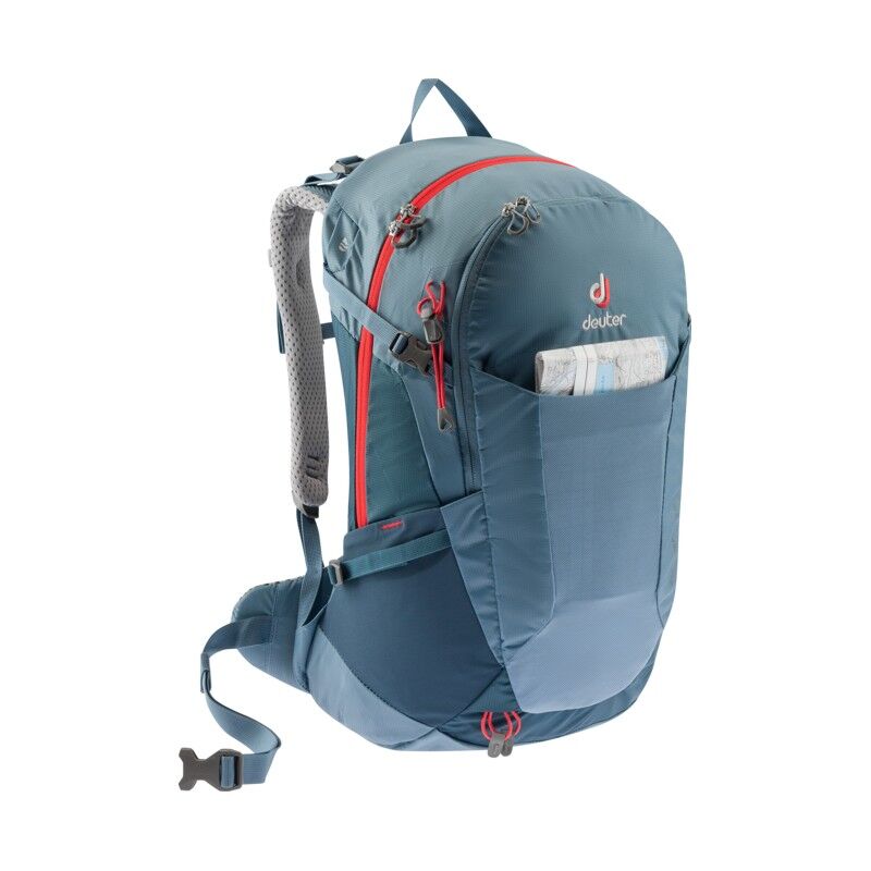 Deuter Trail 22 SL Femme – Sac à Dos 22 L Noir, Airstripes, Poche Eau Compatible DEUTER