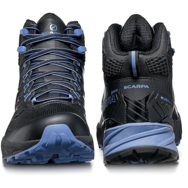 Bottes De Randonnée Femme SCARPA Rush Mid GTX – Imperméables Gore-Tex, Taille UK 7 / EU 41, Bleu