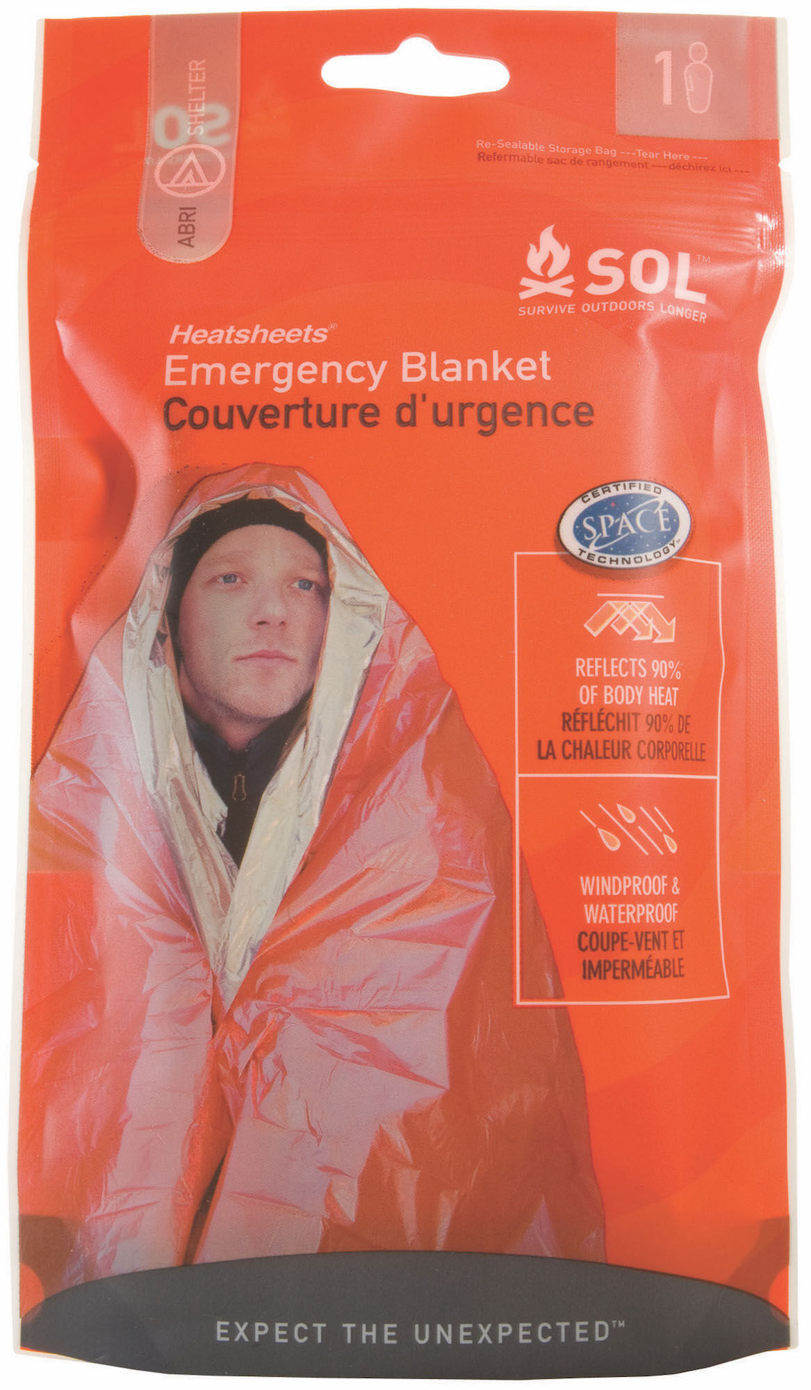 Sol Emergency Blanket - Koc ratunkowy | Hardloop