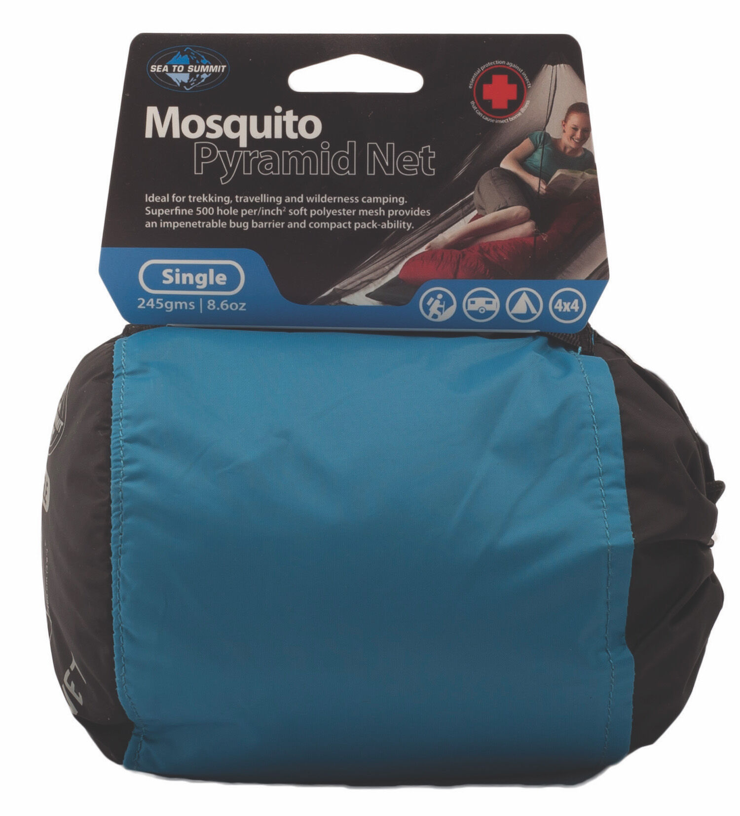 Sea To Summit - Simple Mosquito Pyramid Net Single - Mosquito net