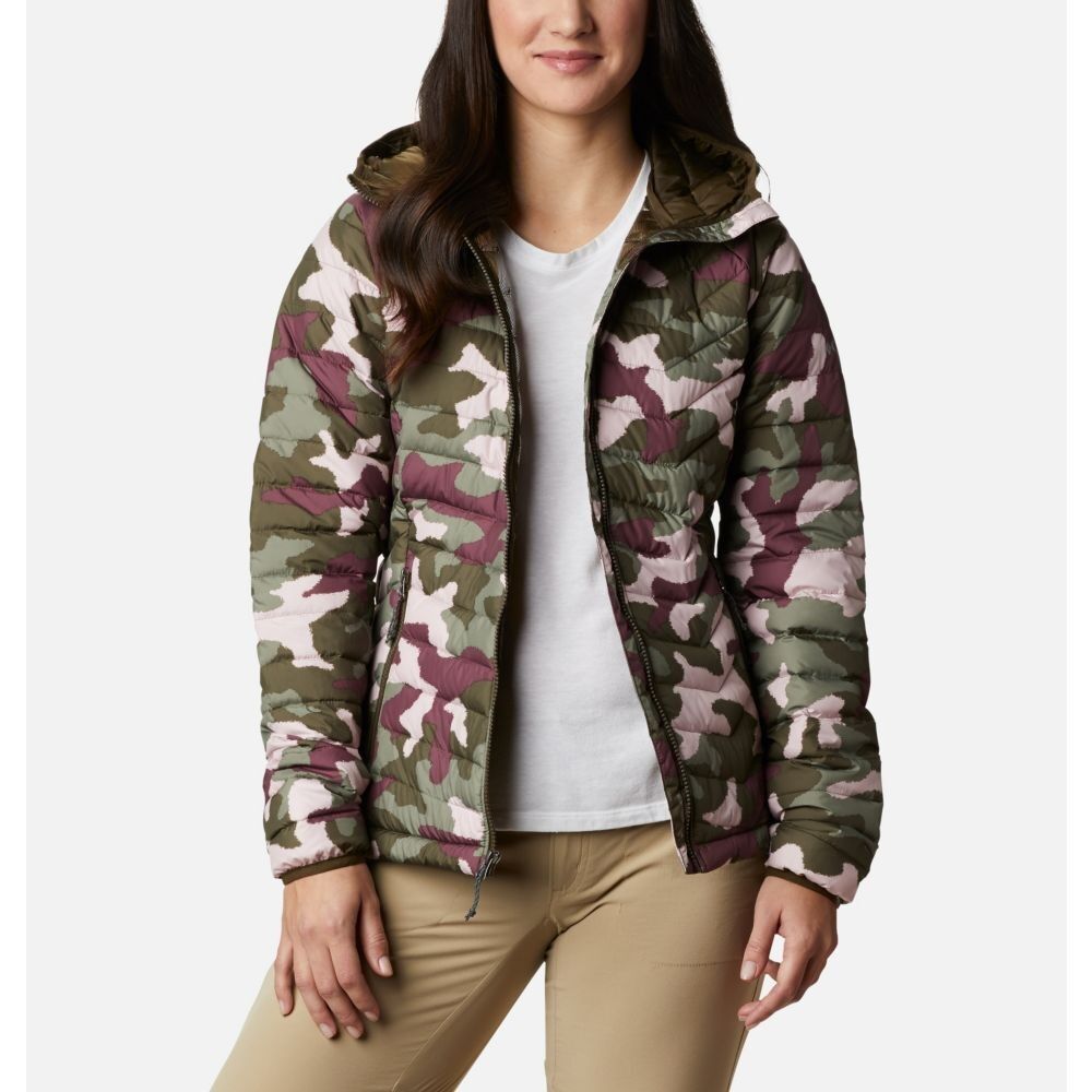 Ladies camo 2025 puffer jacket