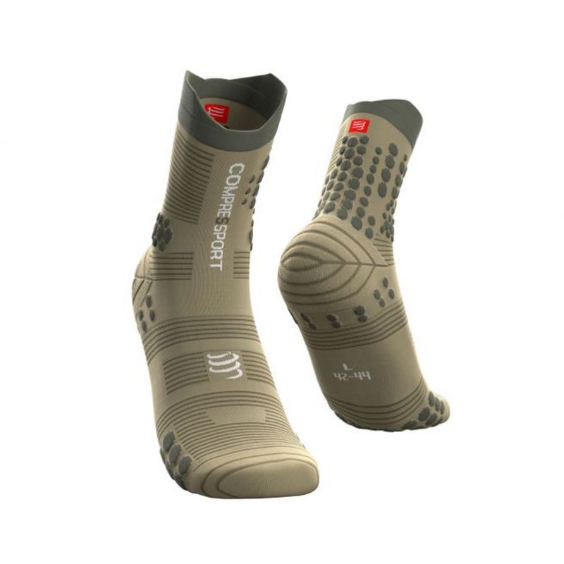 Chaussettes De Trail Compressport Pro Racing Socks V3.0 - Absorption Chocs, Stabilité Et Respirabilité