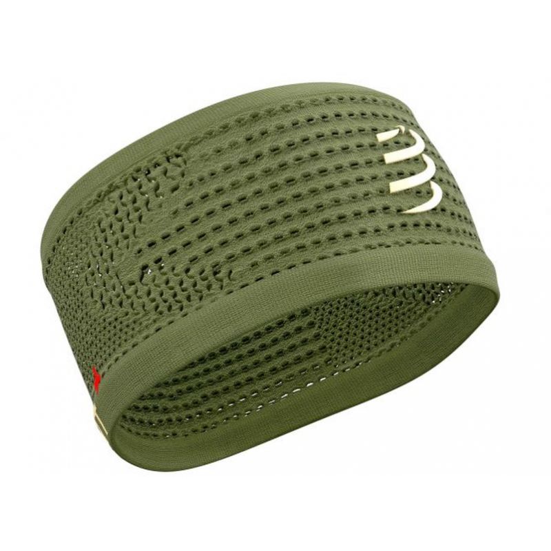 COMPRESSPORT Bandeau On/Off Fin - Noir SS25 - Léger Et Respirant Pour Sport Et Course | Bandeau Thermorégulé Sans Couture