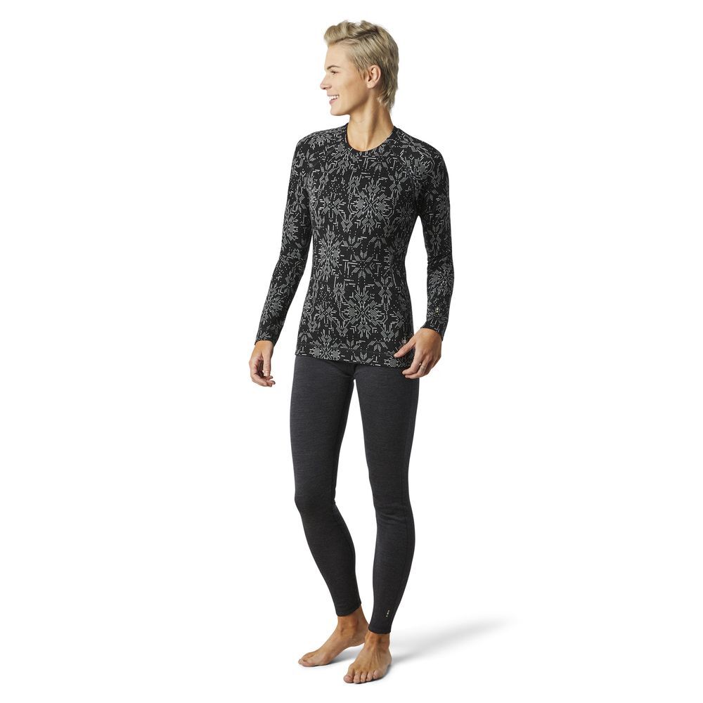 Smartwool Merino 250 Baselayer Pattern Crew Boxed - Intimo - Donna