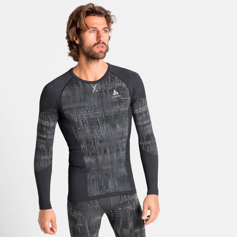 Odlo Bl Top Crew Neck L/S Blackcomb - Camisola interior homem | Hardloop