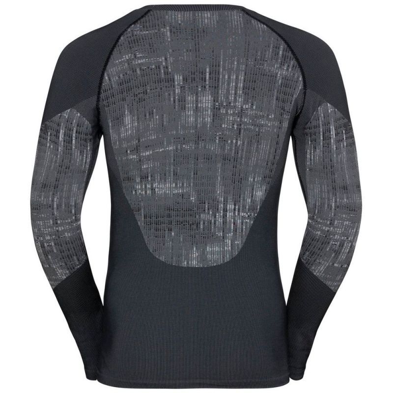 Odlo Bl Top Crew Neck L/S Blackcomb - Underställ Herr