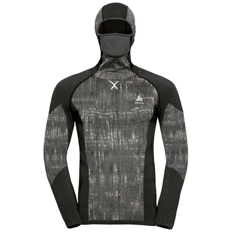 Odlo Bl Top With Facemask L/S Blackcomb - T-shirt - Men's