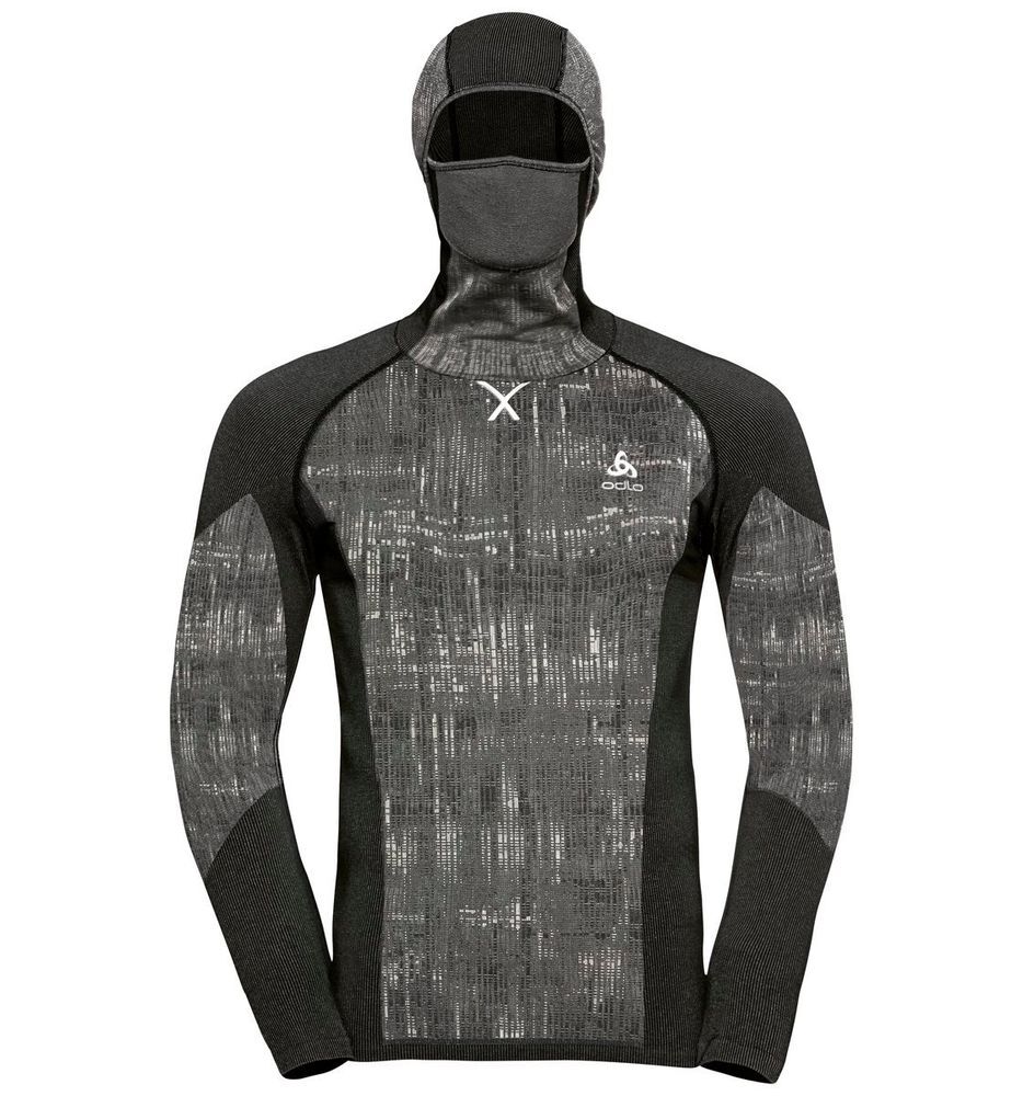 Odlo Bl Top With Facemask L/S Blackcomb - T-shirt homme | Hardloop