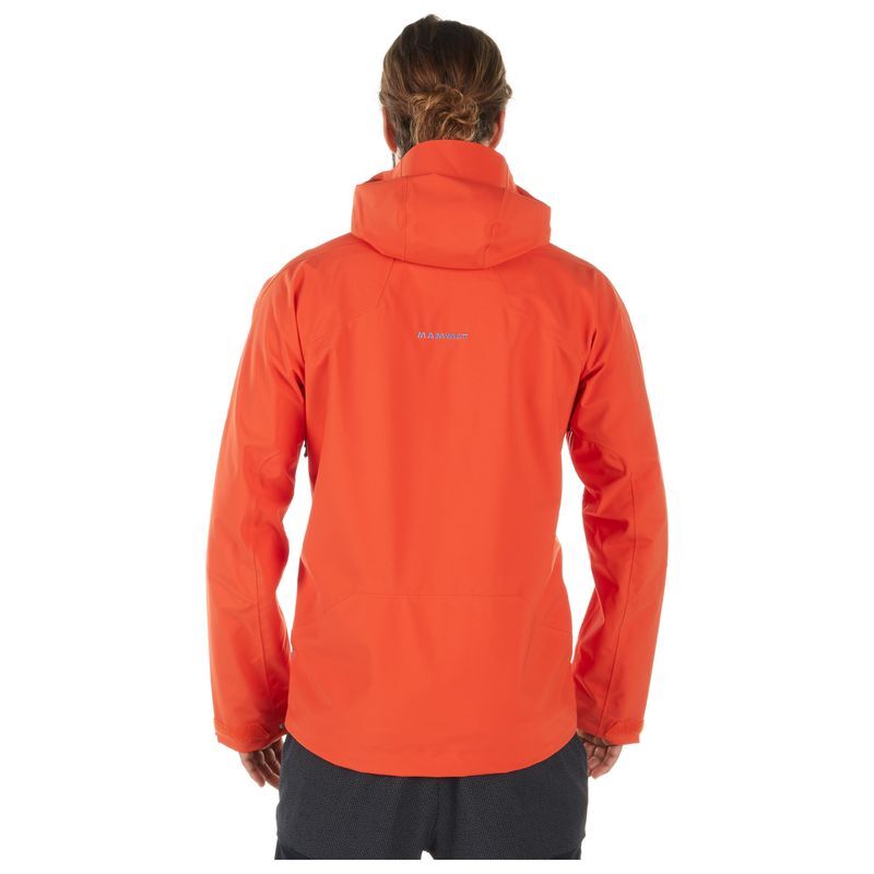 Veste Matelassée MAMMUT Homme XL Noir & Rouge - Polyester, état Occasion Parfait, Idéale Outdoor