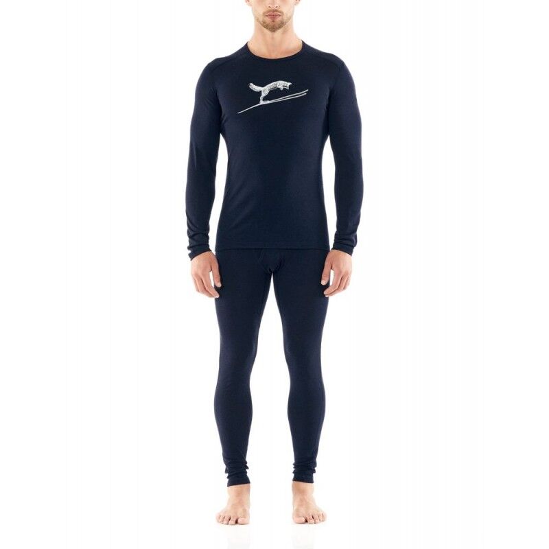 Icebreaker 200 Oasis Leggings with Fly - Merino-ondergoed - Heren I Hardloop