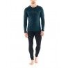Icebreaker Mens 200 Oasis LS Crewe The Higher We Go - Bielizna z wełny Merino meska | Hardloop