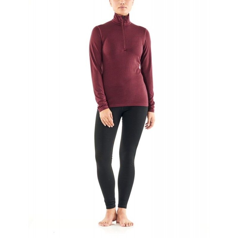 Icebreaker 200 Oasis Long Sleeve Half Zip - Merino undertøj Damer I Hardloop