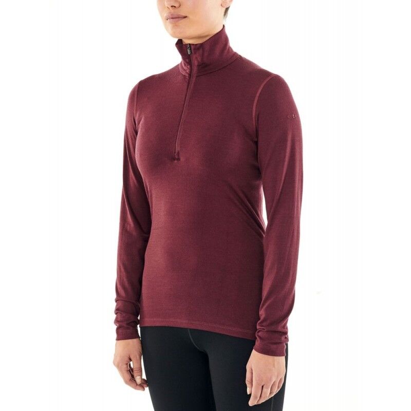 Icebreaker 200 Oasis Long Sleeve Half Zip - Underställ merinoull Dam