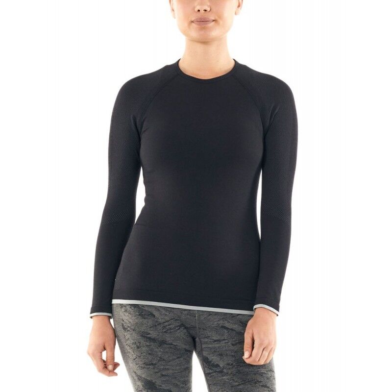 Icebreaker Wmns 200 Zone Seamless LS Crewe - Merino undertøj Damer I Hardloop