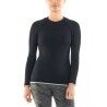 Icebreaker Wmns 200 Zone Seamless LS Crewe - Merino undertøj Damer I Hardloop