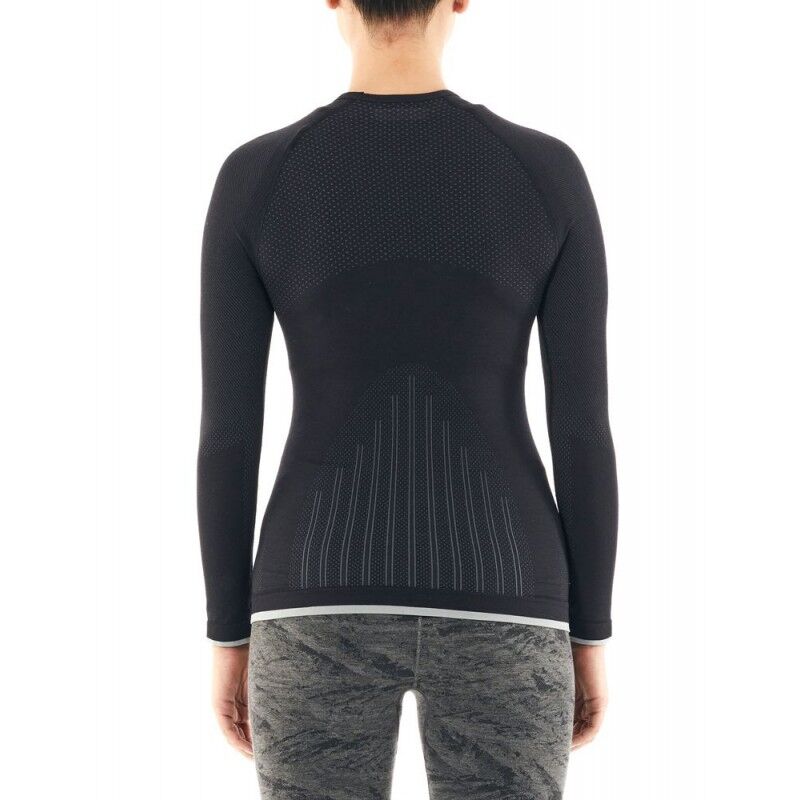 Icebreaker Wmns 200 Zone Seamless LS Crewe - Merino-ondergoed - Dames I Hardloop