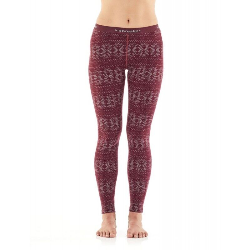 Icebreaker Wmns 250 Vertex Leggings Crystalline - Bielizna z wełny Merino damska | Hardloop