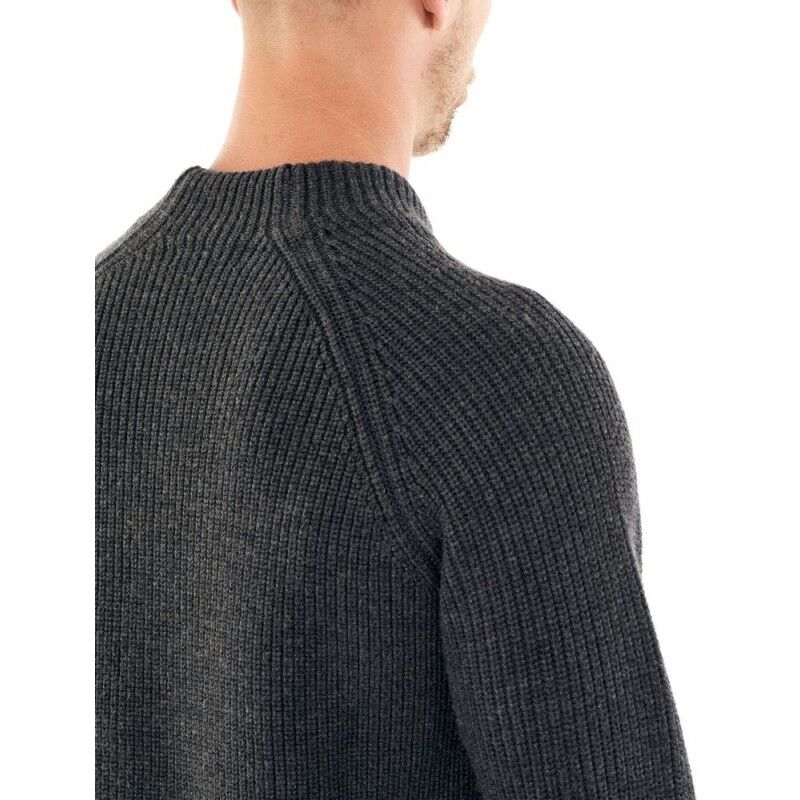 Hardloop Men's Merino Hillock Funnel Neck Sweater Icebreaker