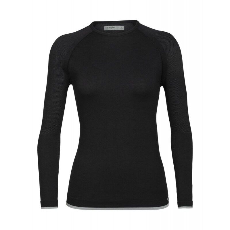 Icebreaker Wmns 200 Zone Seamless LS Crewe - Merino base layer - Women's I Hardloop