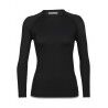 Icebreaker Wmns 200 Zone Seamless LS Crewe - Merino undertøj Damer I Hardloop