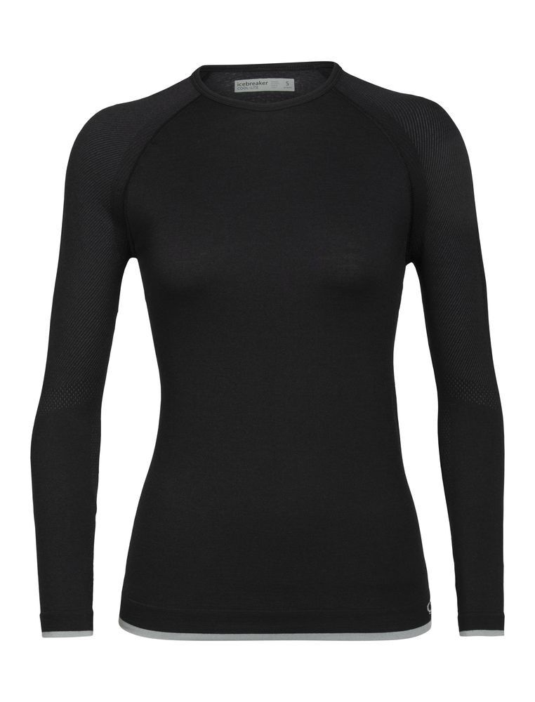 Icebreaker Wmns 200 Zone Seamless LS Crewe - Sous-vêtement mérinos femme I Hardloop | Hardloop