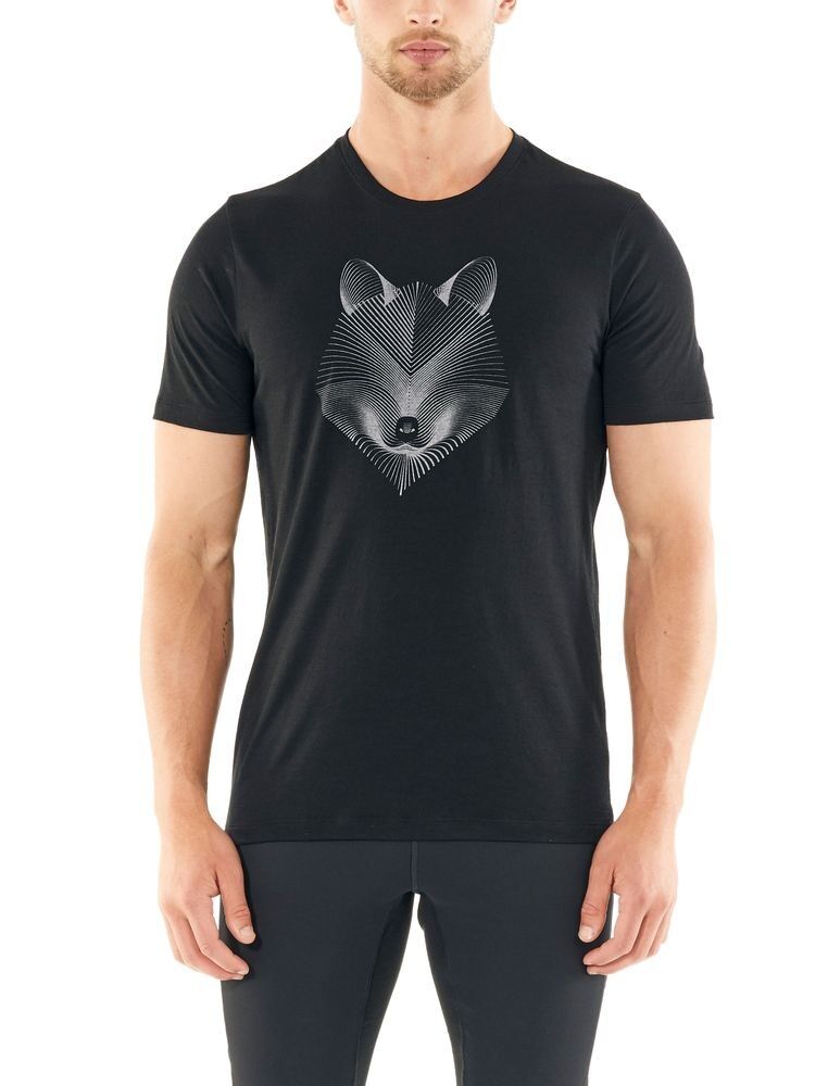 Icebreaker Mens Tech Lite SS Crewe Arctic Fox - Maglia merino - Uomo I Hardloop