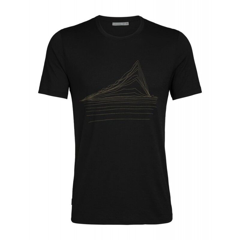 Icebreaker Mens Tech Lite SS Crewe Heating Up - Maglia merino - Uomo I Hardloop