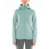 Icebreaker Wmns Elemental LS Zip Hood - Giacca in pile di merino - Donna I Hardloop