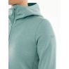 Icebreaker Wmns Elemental LS Zip Hood - Giacca in pile di merino - Donna I Hardloop
