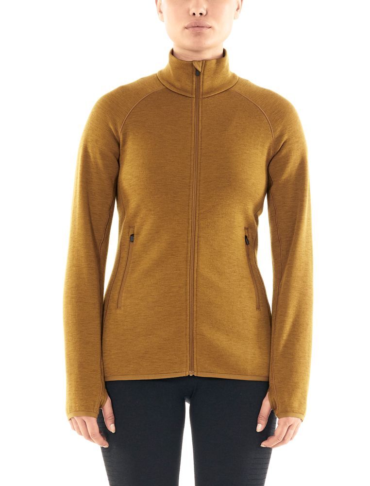 Icebreaker Wmns Elemental LS Zip - Giacca in pile di merino - Donna I Hardloop
